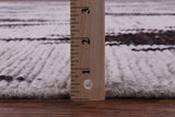 Square Tribal Moroccan Hand Knotted Wool On Wool Rug - 8' 7" X 9' 4" - Golden Nile