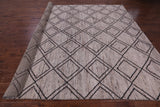 Tribal Moroccan Hand Knotted Wool On Wool Rug - 10' 3" X 13' 2" - Golden Nile