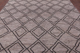 Tribal Moroccan Hand Knotted Wool On Wool Rug - 10' 3" X 13' 2" - Golden Nile