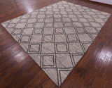 Tribal Moroccan Hand Knotted Wool On Wool Rug - 10' 3" X 13' 2" - Golden Nile