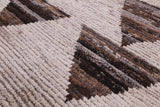 Tribal Moroccan Hand Knotted Wool On Wool Rug - 10' 5" X 13' 4" - Golden Nile