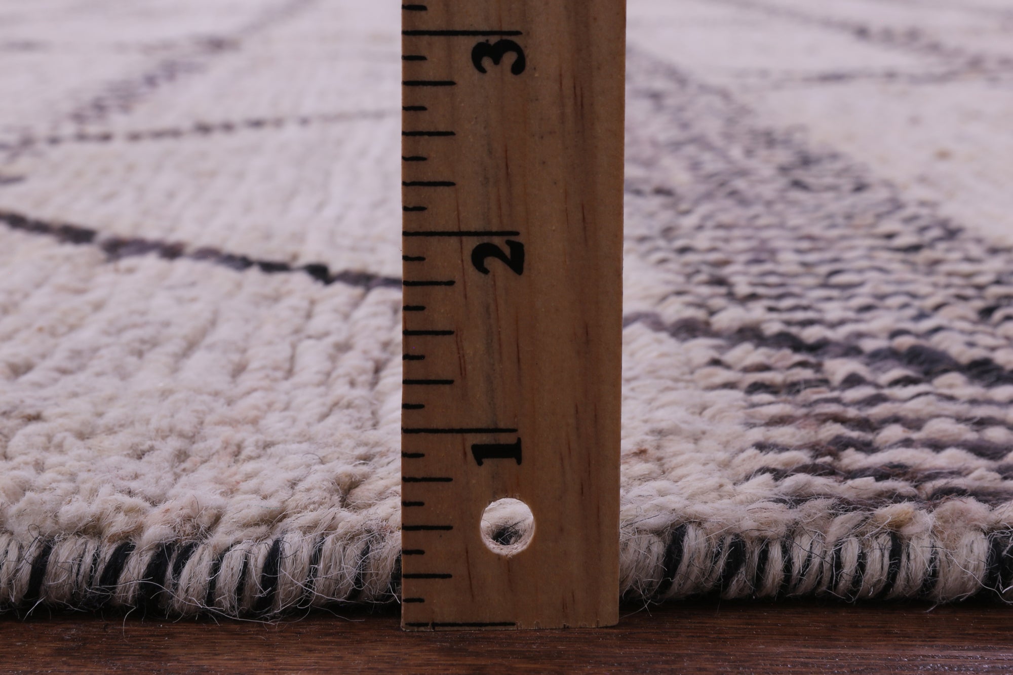 Tribal Moroccan Hand Knotted Wool On Wool Rug - 8' 4" X 9' 8" - Golden Nile