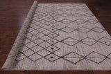 Tribal Moroccan Hand Knotted Wool On Wool Rug - 10' 3" X 13' 6" - Golden Nile