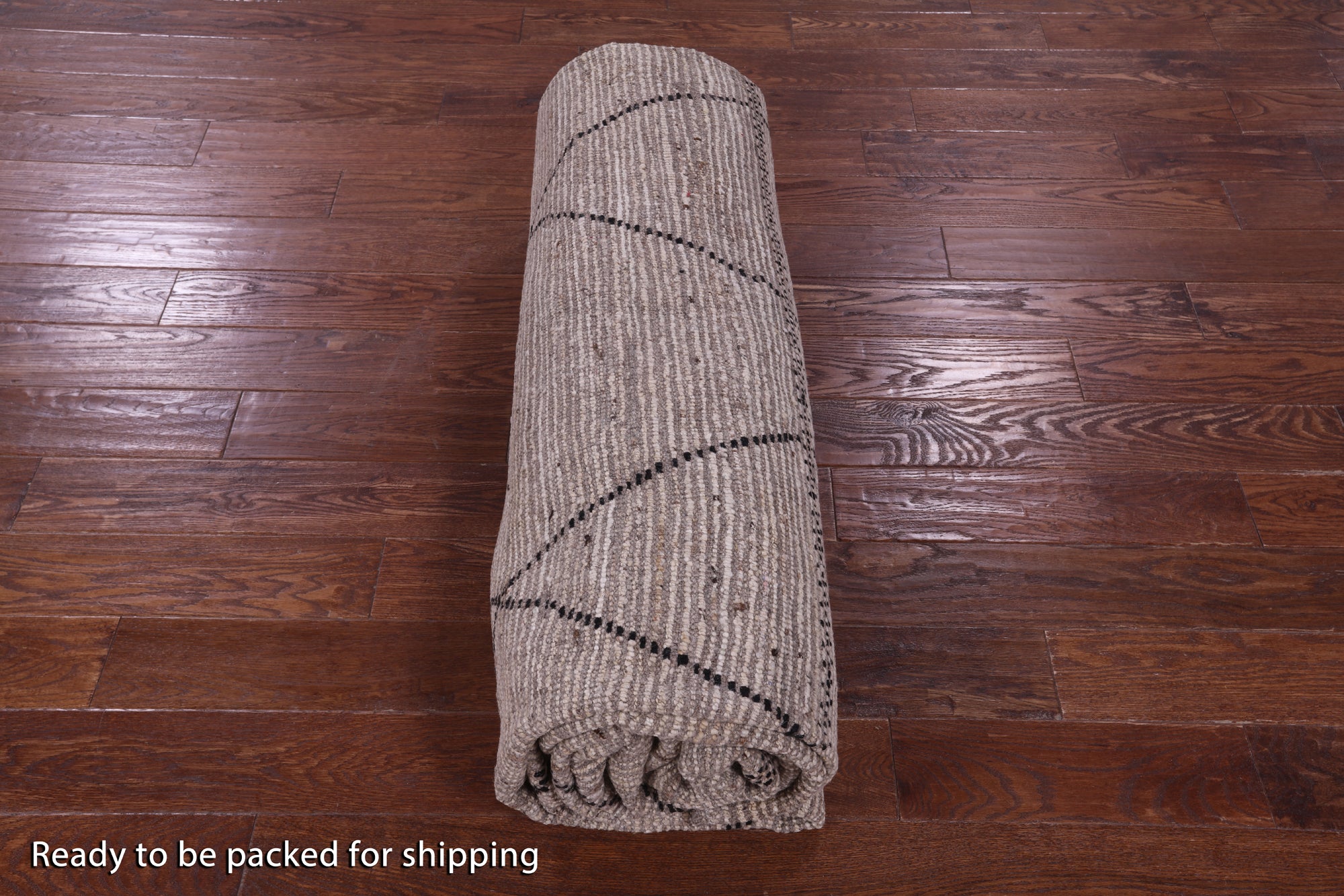 Tribal Moroccan Hand Knotted Wool On Wool Rug - 10' 3" X 13' 1" - Golden Nile
