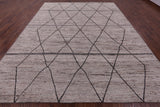 Tribal Moroccan Hand Knotted Wool On Wool Rug - 10' 3" X 13' 1" - Golden Nile