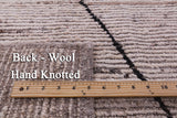Tribal Moroccan Hand Knotted Wool On Wool Rug - 10' 3" X 13' 1" - Golden Nile