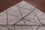 Tribal Moroccan Hand Knotted Wool On Wool Rug - 10' 3" X 13' 1" - Golden Nile