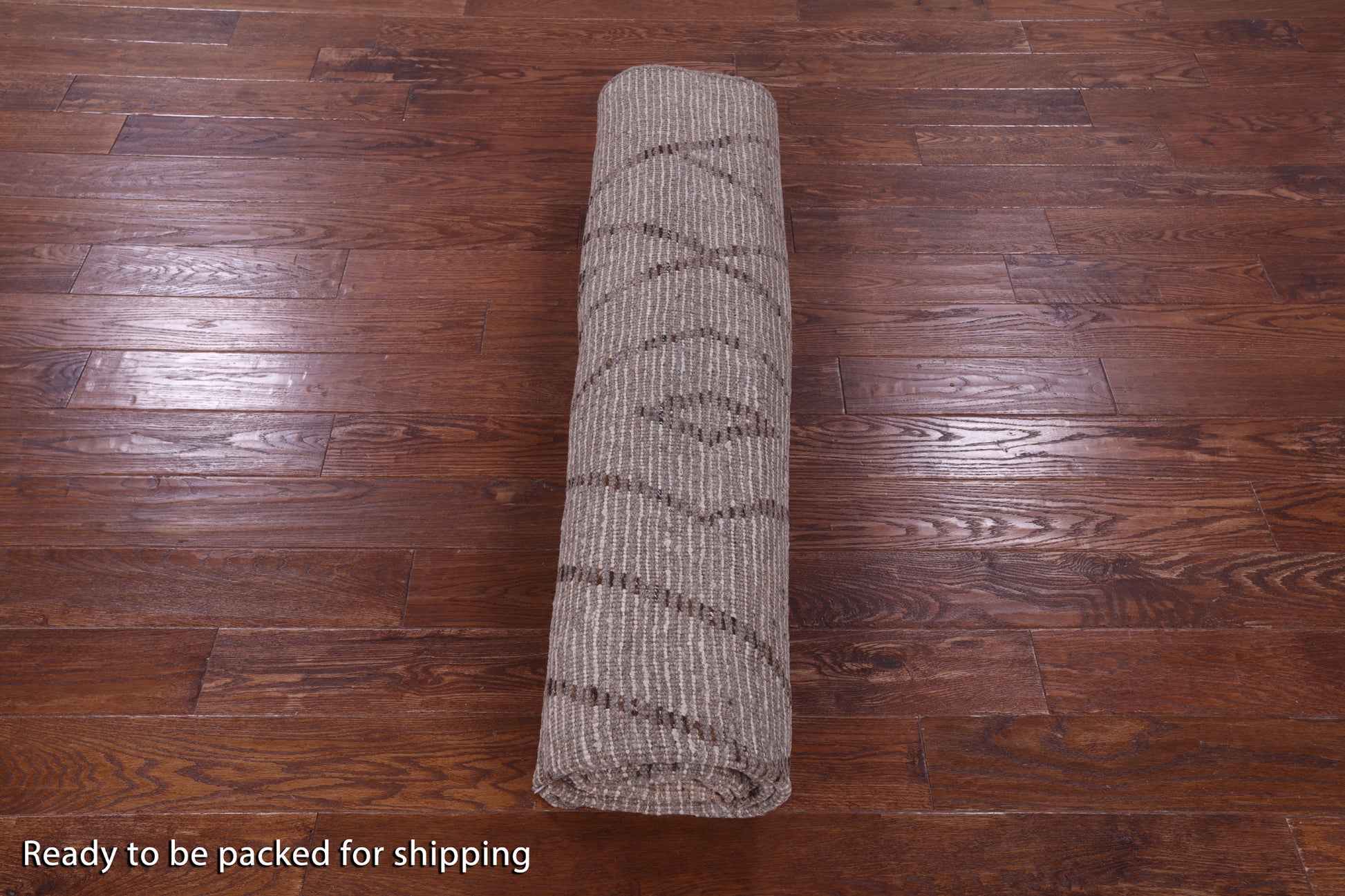 Tribal Moroccan Hand Knotted Wool On Wool Rug - 8' 5" X 9' 7" - Golden Nile