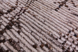 Tribal Moroccan Hand Knotted Wool On Wool Rug - 8' 4" X 9' 9" - Golden Nile