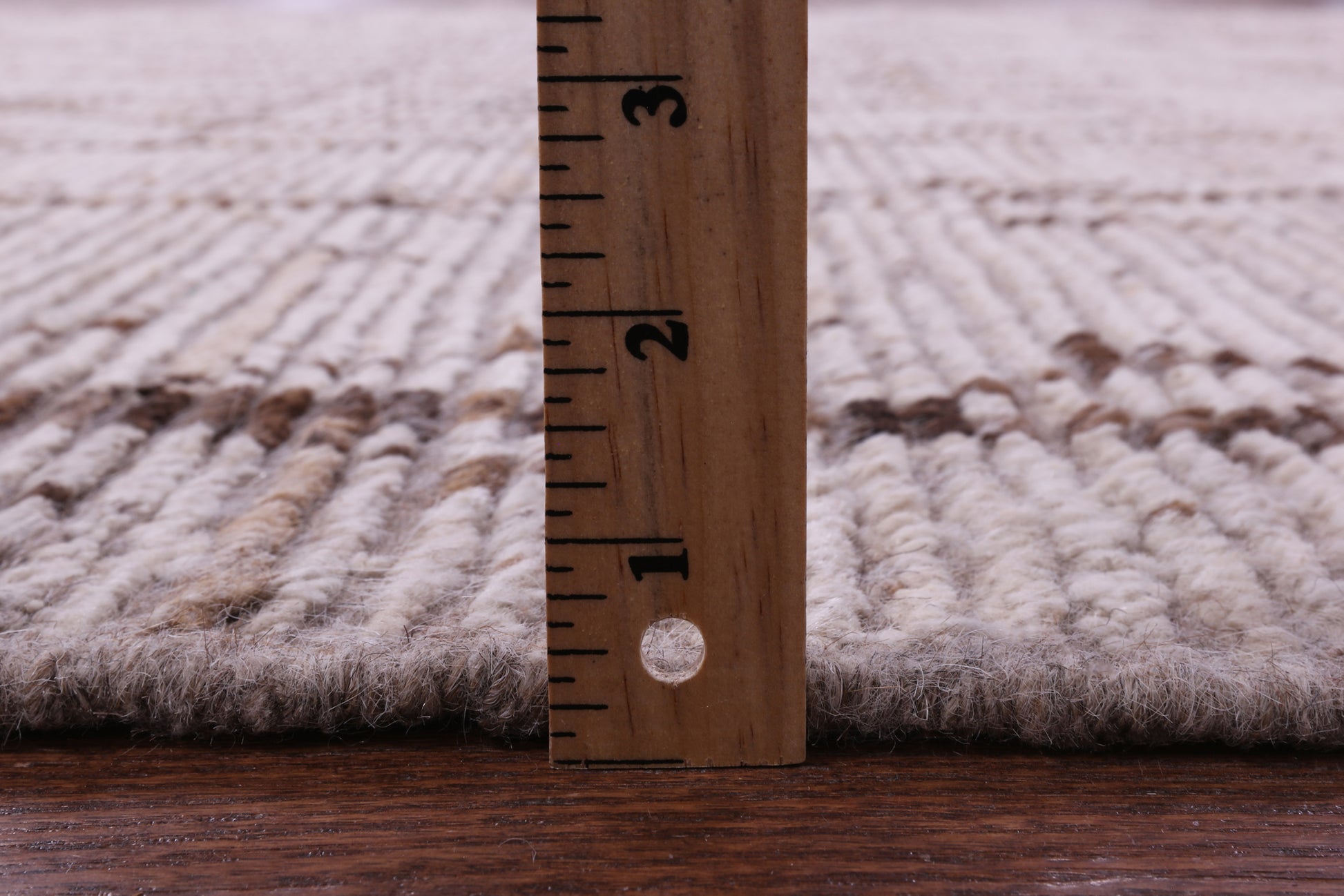 Tribal Moroccan Hand Knotted Wool On Wool Rug - 8' 4" X 9' 9" - Golden Nile