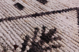 Tribal Moroccan Hand Knotted Wool On Wool Rug - 8' 3" X 9' 6" - Golden Nile