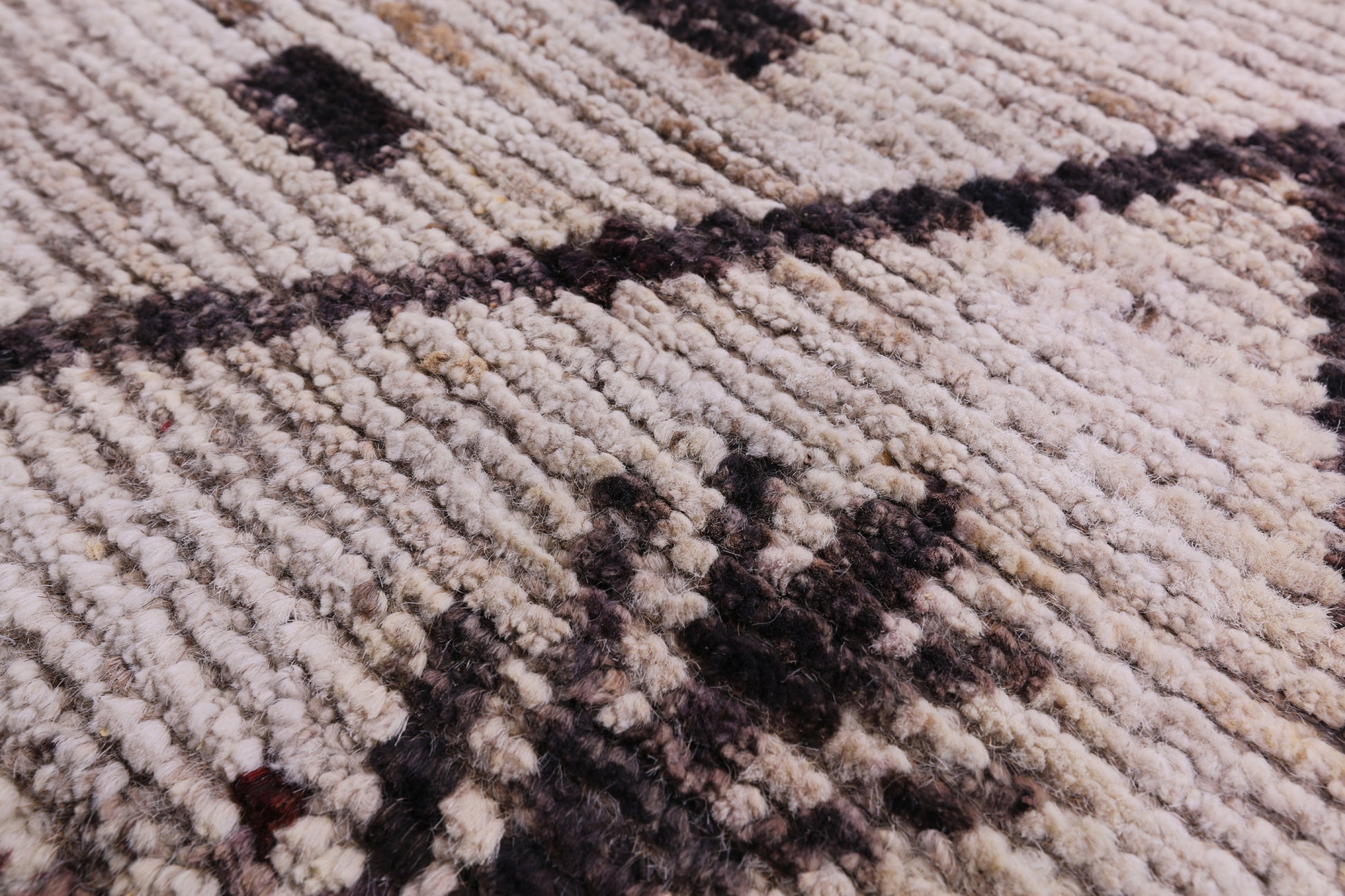 Tribal Moroccan Hand Knotted Wool On Wool Rug - 8' 3" X 9' 6" - Golden Nile