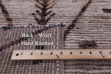 Tribal Moroccan Hand Knotted Wool On Wool Rug - 8' 3" X 9' 6" - Golden Nile