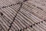 Tribal Moroccan Hand Knotted Wool On Wool Rug - 8' 2" X 9' 7" - Golden Nile