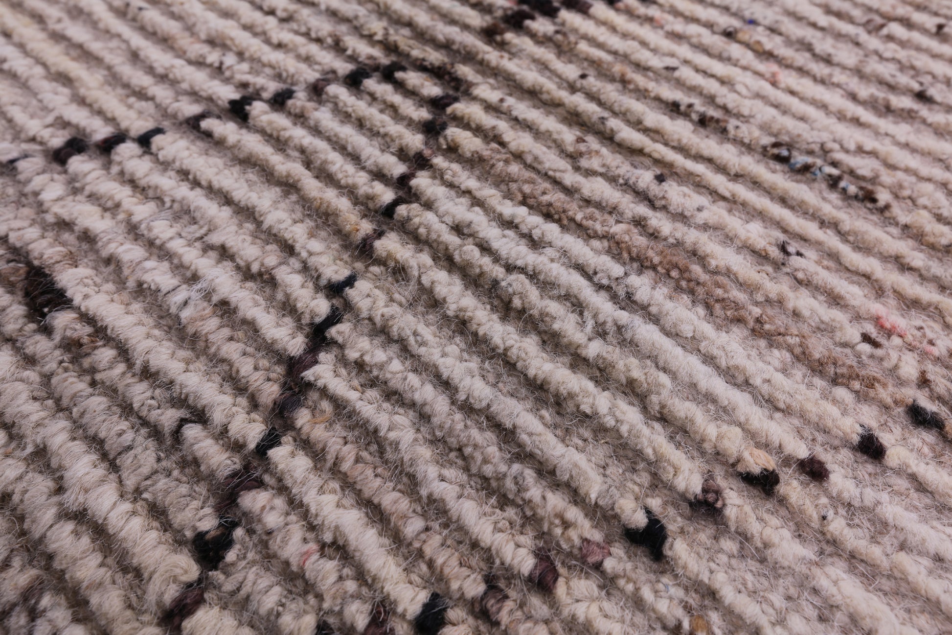 Tribal Moroccan Hand Knotted Wool On Wool Rug - 8' 2" X 9' 7" - Golden Nile