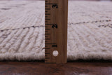 Tribal Moroccan Hand Knotted Wool On Wool Rug - 8' 2" X 9' 7" - Golden Nile