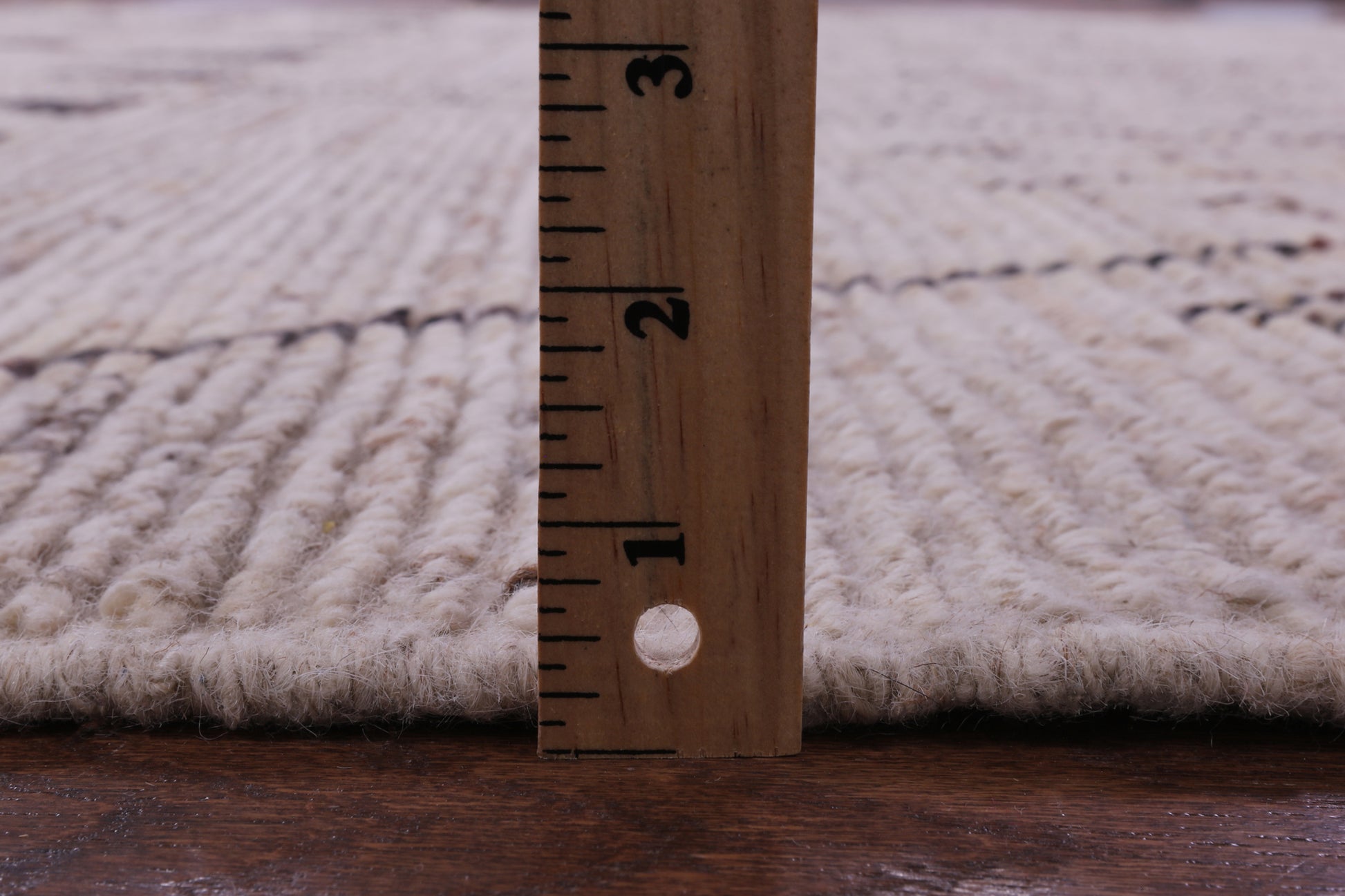 Tribal Moroccan Hand Knotted Wool On Wool Rug - 8' 2" X 9' 7" - Golden Nile