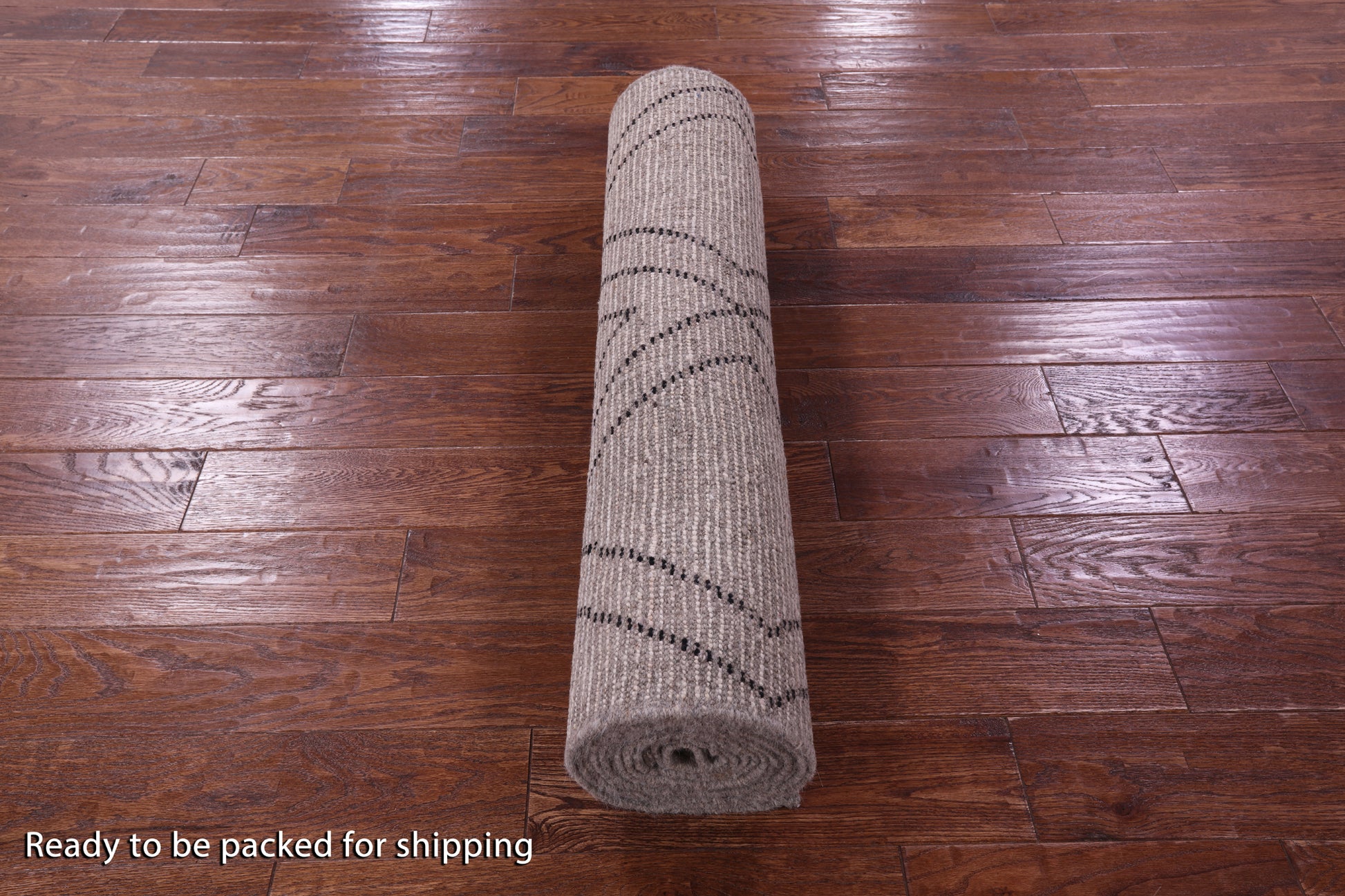 Tribal Moroccan Hand Knotted Wool On Wool Runner Rug - 3' 4" X 15' 7" - Golden Nile