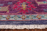 William Morris Handmade Wool Area Rug - 7' 10" X 10' 1" - Golden Nile
