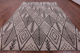 Tribal Moroccan Hand Knotted Wool On Wool Rug - 10' 2" X 13' 3" - Golden Nile