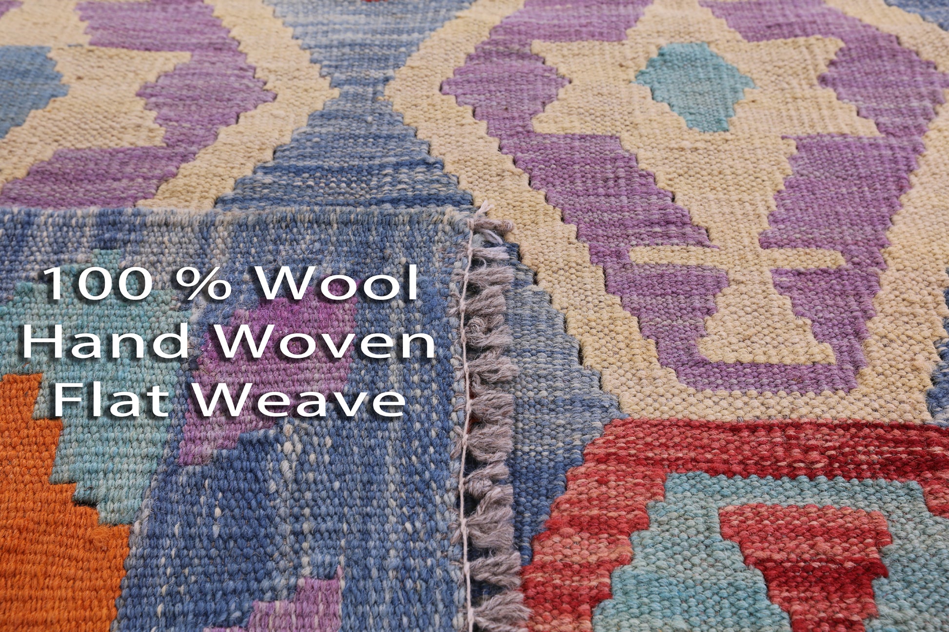 Reversible Kilim Flat Weave Wool On Wool Runner Rug - 2' 9" X 15' 7" - Golden Nile