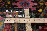 William Morris Handmade Wool Area Rug - 8' 3" X 10' 6" - Golden Nile