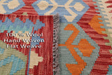 Reversible Kilim Flat Weave Wool On Wool Runner Rug - 2' 11" X 16' 1" - Golden Nile