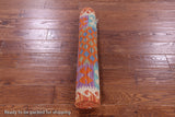 Reversible Kilim Flat Weave Wool On Wool Runner Rug - 2' 9" X 9' 5" - Golden Nile