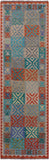 Reversible Kilim Flat Weave Wool On Wool Runner Rug - 3' 1" X 9' 10" - Golden Nile