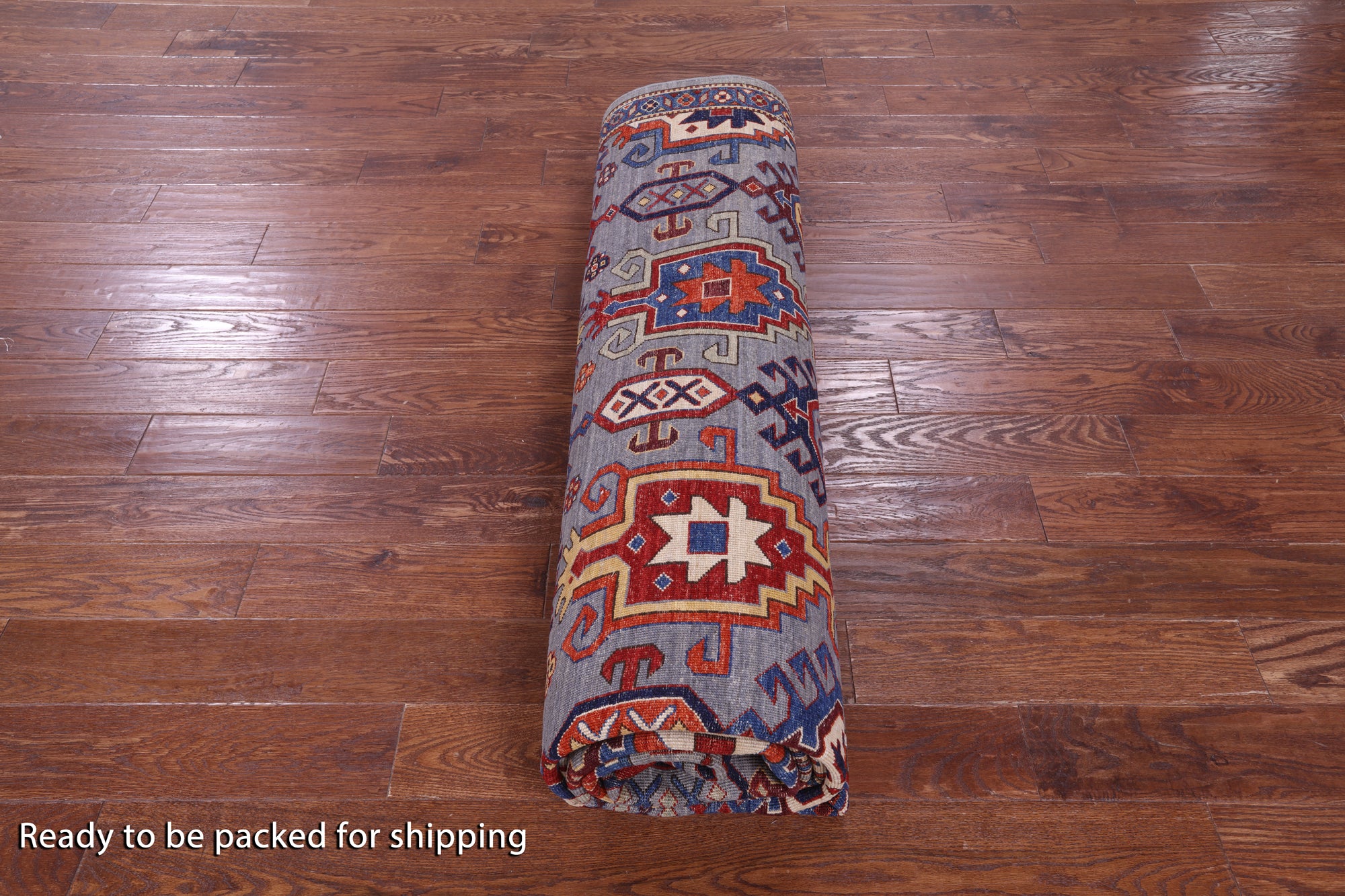 Persian Fine Serapi Hand Knotted Wool Rug - 8' 11" X 12' 1" - Golden Nile