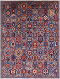 Persian Fine Serapi Hand Knotted Wool Rug - 8' 11" X 12' 1" - Golden Nile