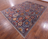 Persian Fine Serapi Hand Knotted Wool Rug - 8' 11" X 12' 1" - Golden Nile
