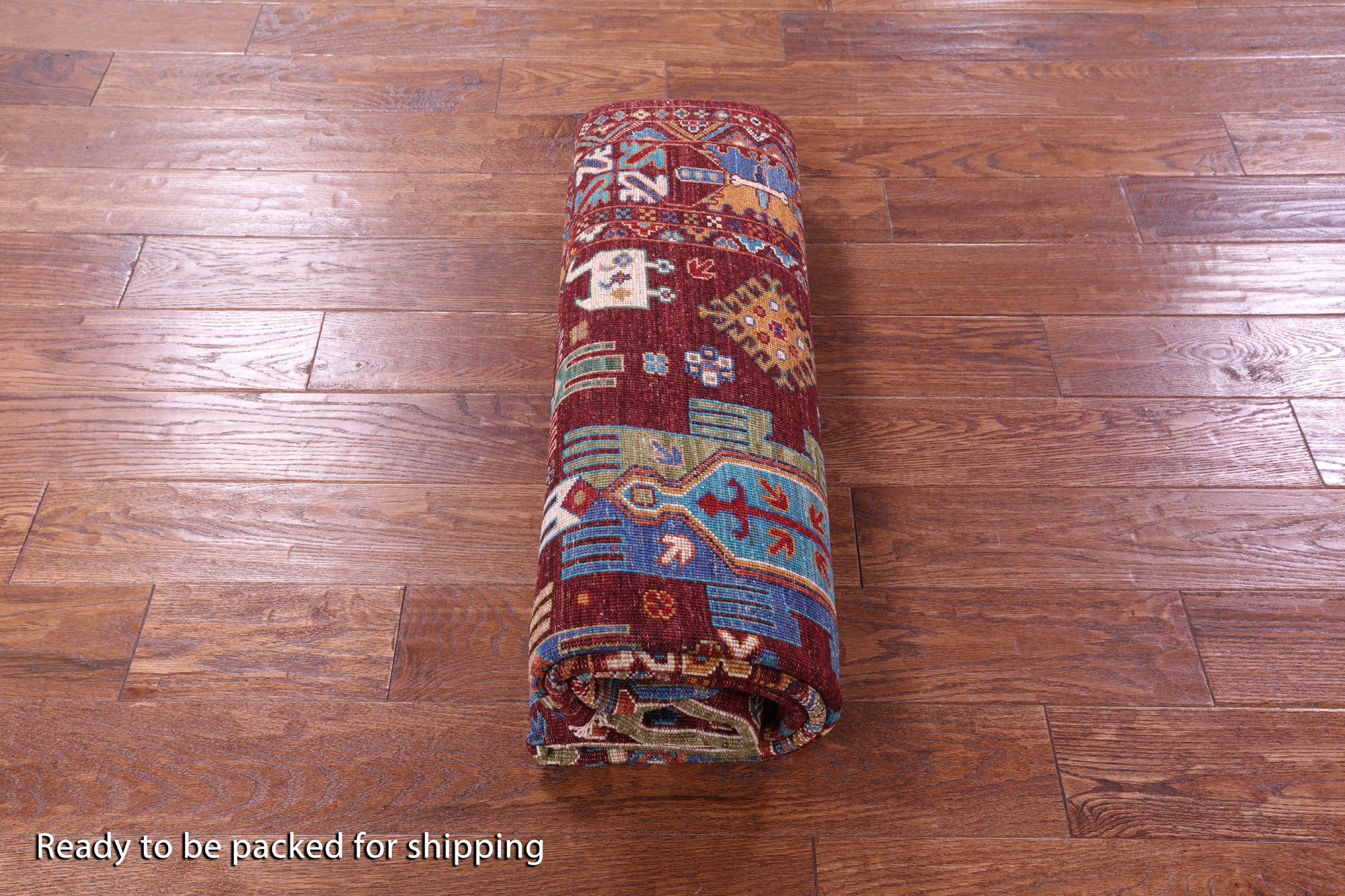 Persian Fine Serapi Hand Knotted Wool Rug - 5' 1" X 6' 10" - Golden Nile