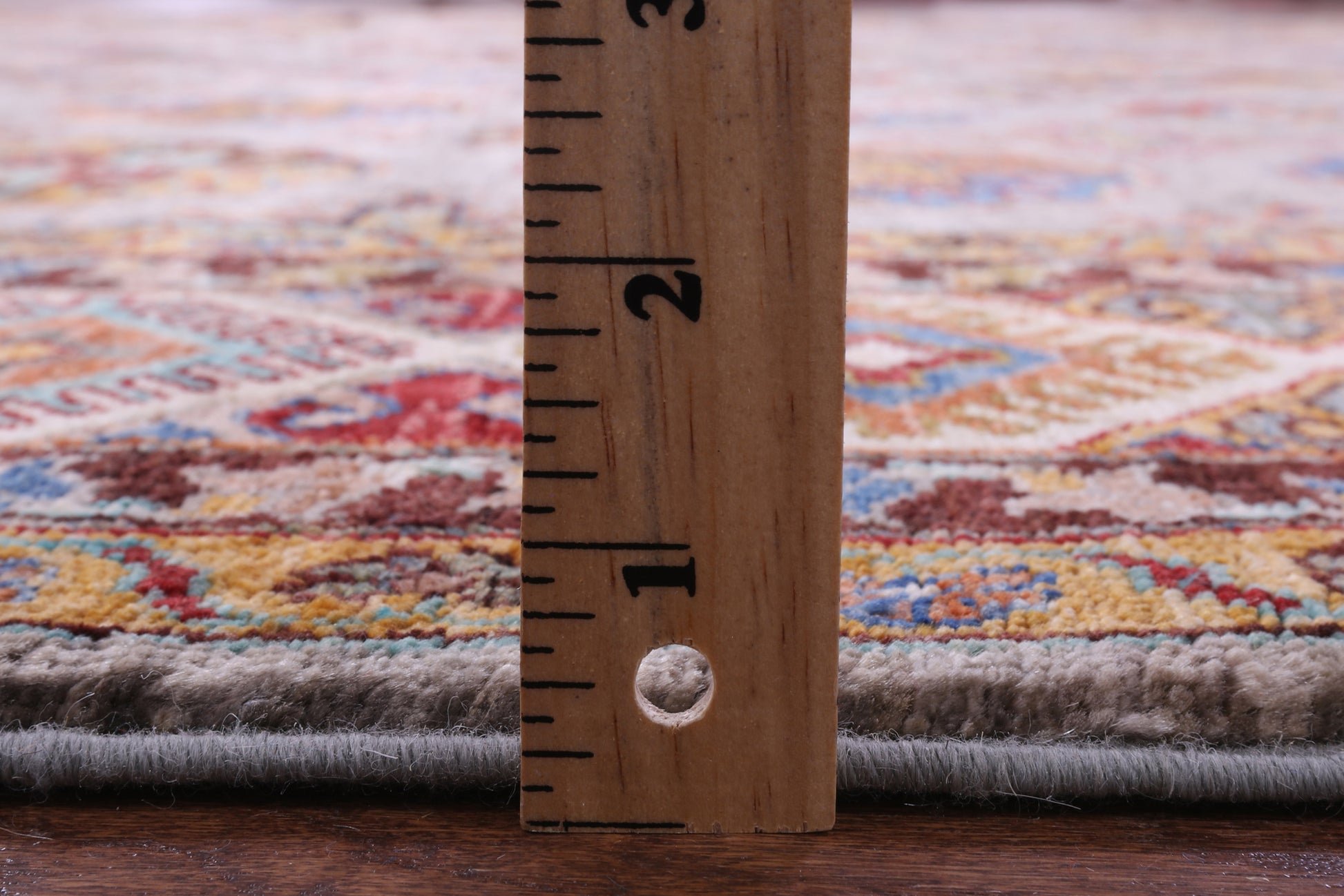 Turkmen Ersari Hand Knotted Wool Rug - 8' 3" X 9' 9" - Golden Nile