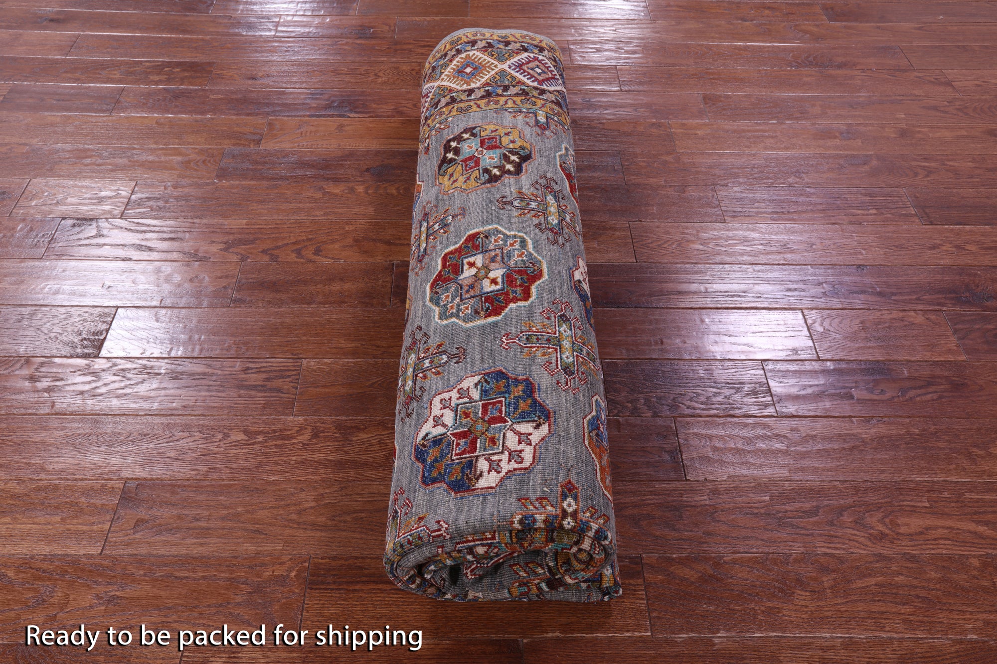 Turkmen Ersari Hand Knotted Wool Rug - 8' 3" X 9' 9" - Golden Nile