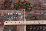 Peshawar Hand Knotted Wool Rug - 8' 0" X 10' 1" - Golden Nile