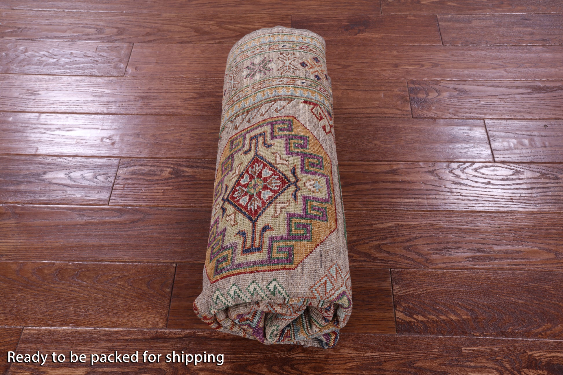 Turkmen Ersari Hand Knotted Wool Rug - 4' 2" X 6' 4" - Golden Nile