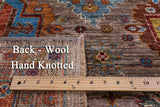 Super Kazak Hand Knotted Wool Rug - 5' 8" X 8' 2" - Golden Nile