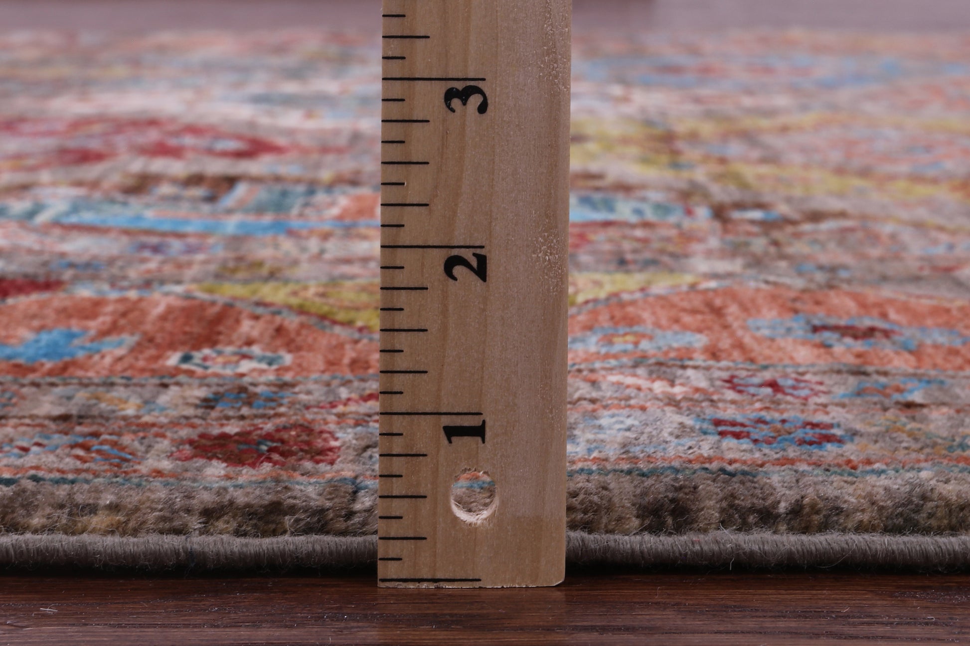 Super Kazak Hand Knotted Wool Rug - 5' 8" X 8' 2" - Golden Nile