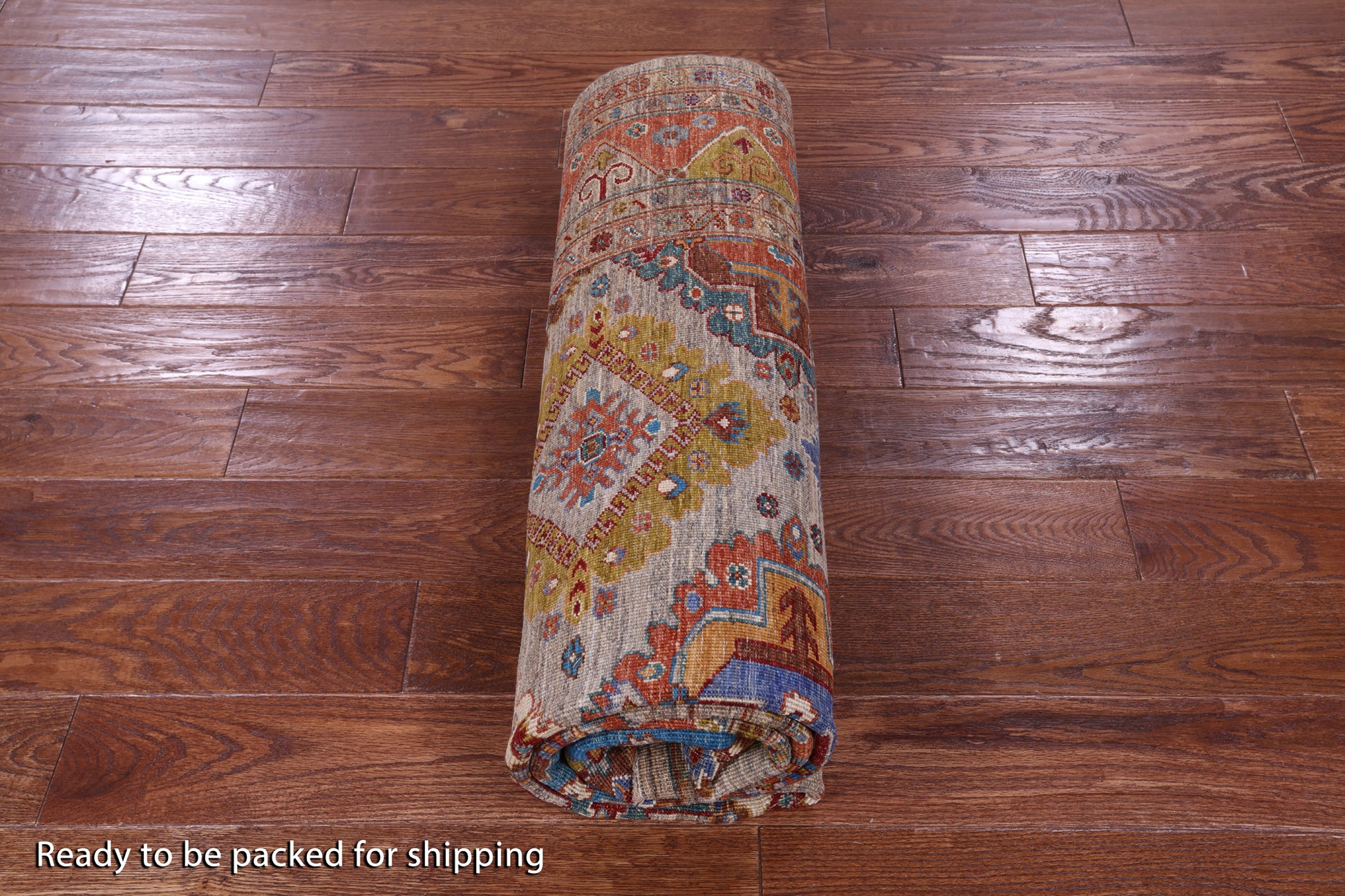 Super Kazak Hand Knotted Wool Rug - 5' 8" X 8' 2" - Golden Nile