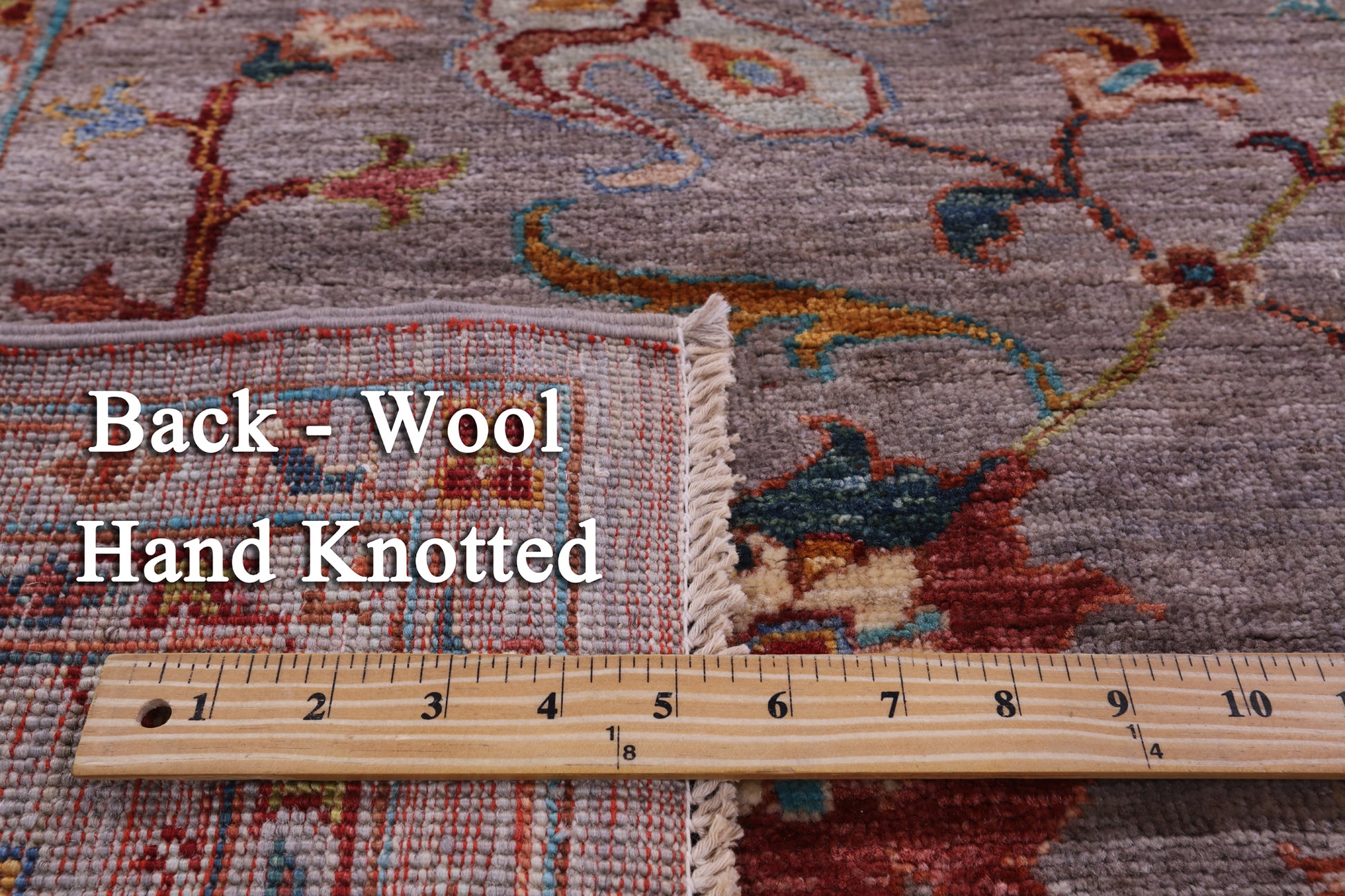 Peshawar Hand Knotted Wool Rug - 5' 9" X 8' 1" - Golden Nile