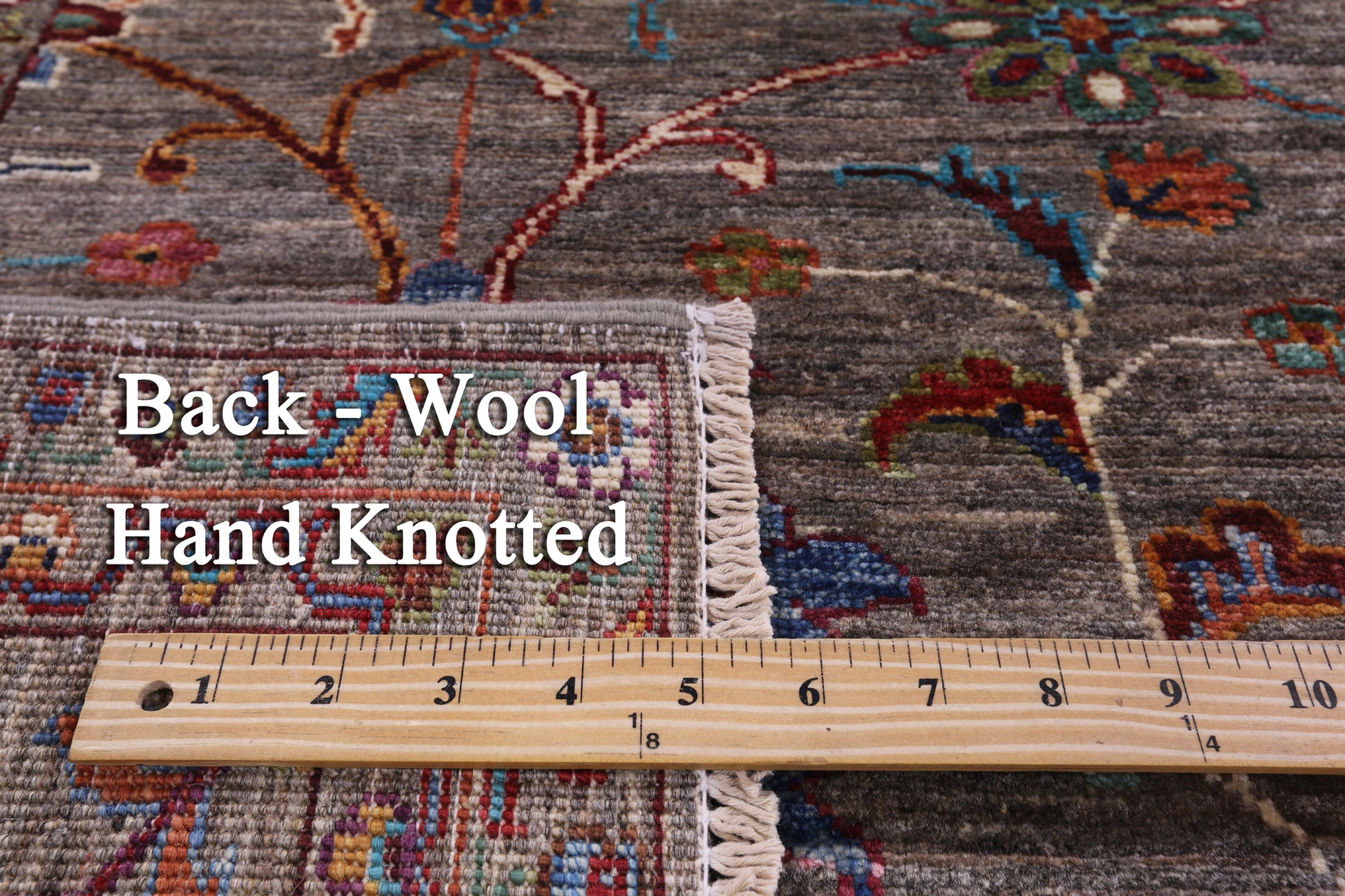 Peshawar Hand Knotted Wool Rug - 5' 8" X 8' 4" - Golden Nile