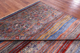 Khorjin Persian Gabbeh Hand Knotted Wool Rug - 8' 3" X 10' 5" - Golden Nile
