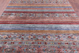 Khorjin Persian Gabbeh Handmade Wool Rug - 6' 8" X 9' 8" - Golden Nile