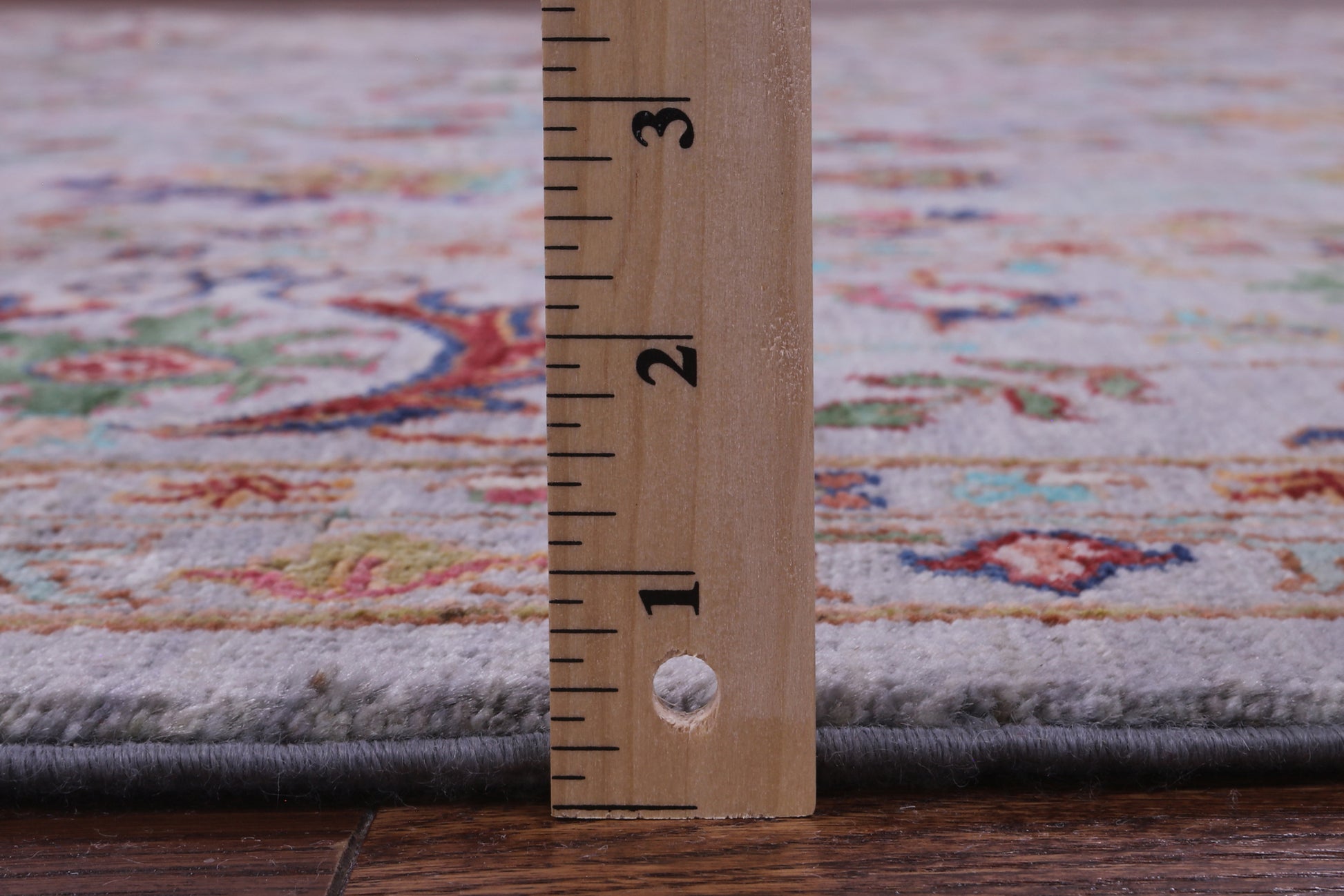 Grey Peshawar Hand Knotted Wool Rug - 9' 1" X 11' 11" - Golden Nile