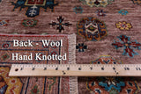 Turkmen Ersari Handmade Wool Rug - 5' 9" X 8' 3" - Golden Nile