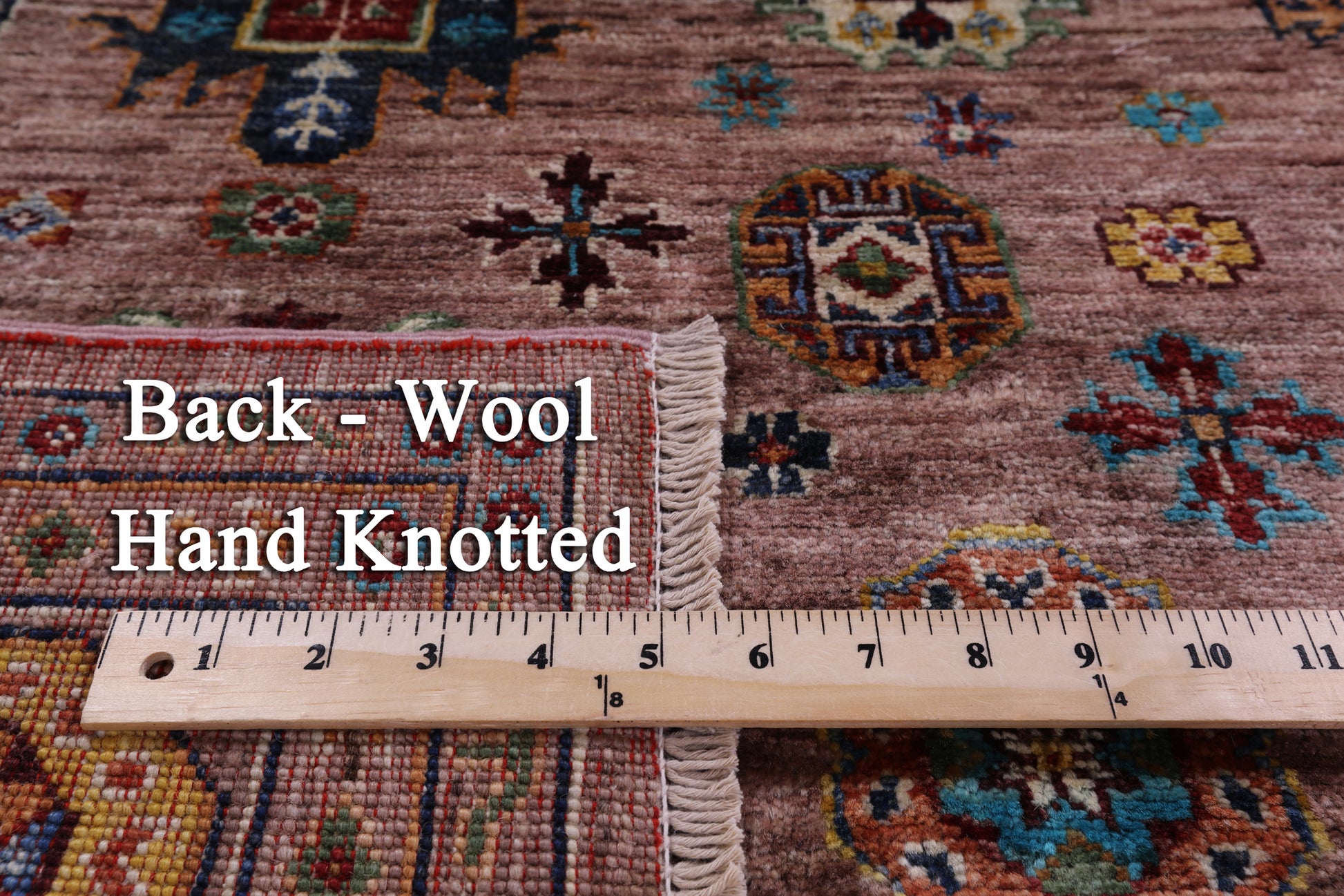 Turkmen Ersari Handmade Wool Rug - 5' 9" X 8' 3" - Golden Nile