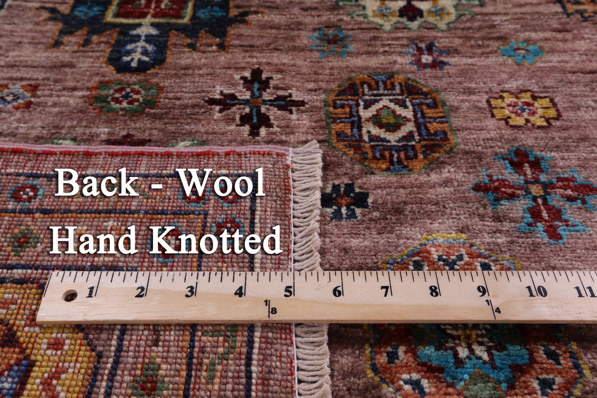 Turkmen Ersari Handmade Wool Rug - 5' 9" X 8' 3" - Golden Nile