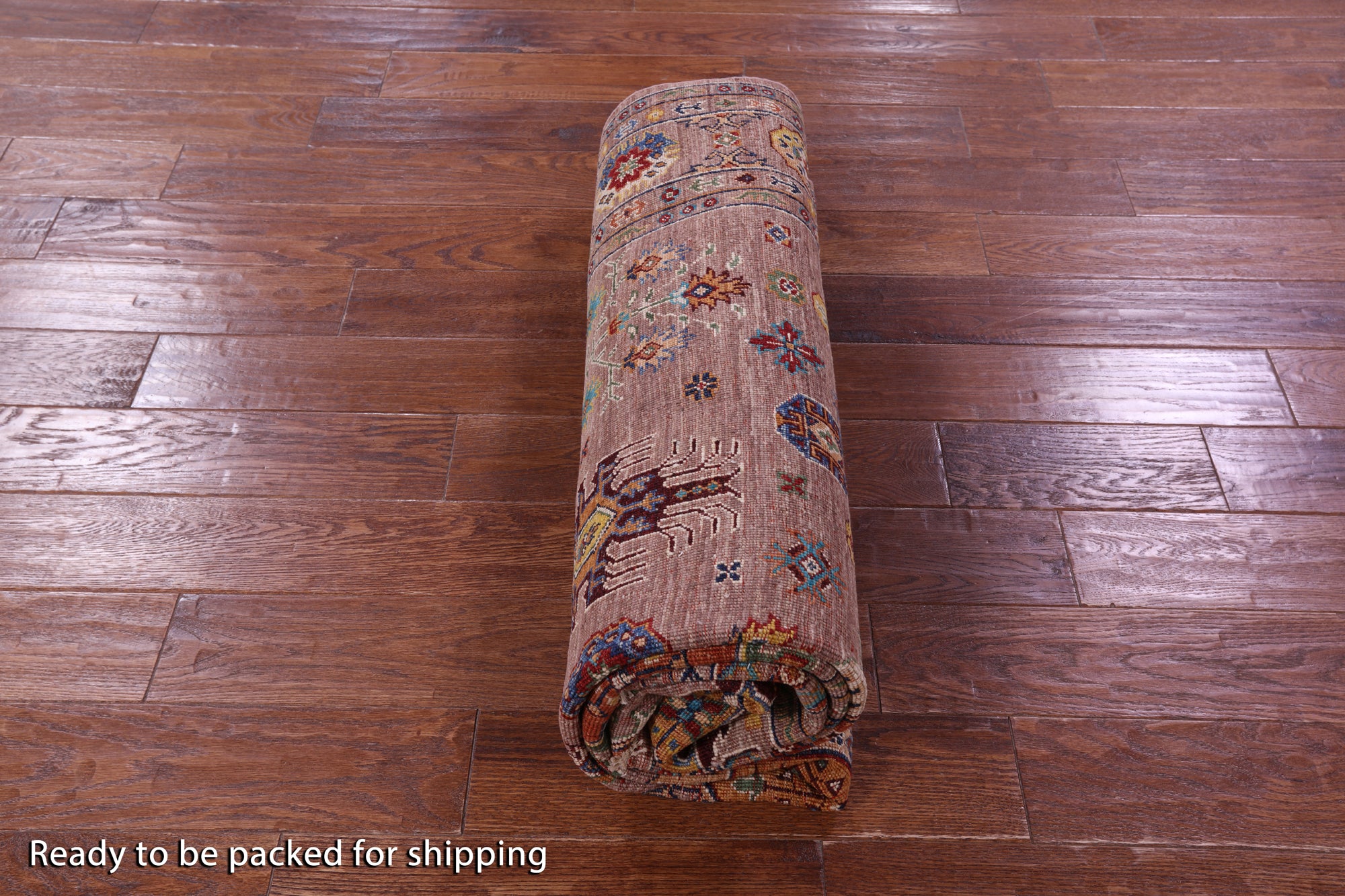 Turkmen Ersari Handmade Wool Rug - 5' 9" X 8' 3" - Golden Nile