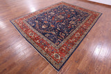 Persian Fine Serapi Hand Knotted Wool Rug - 9' 0" X 11' 10" - Golden Nile